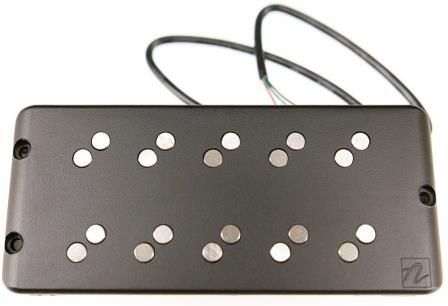 Nordstrand BigMan 5, 2 Single Coil Pickups in Music Man Cover - 5 Strings, Neck przetwornik do gitary