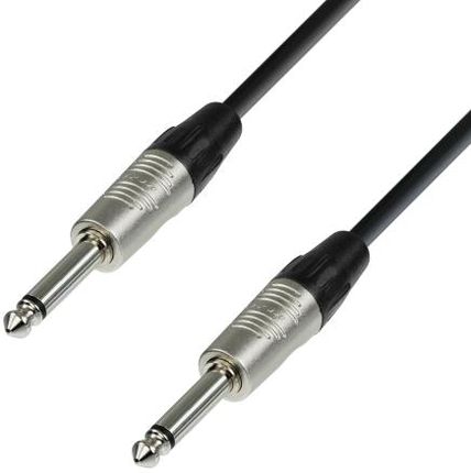 Adam Hall Cables K4 IPP 0060 - Kabel instrumentalny REAN jack mono 6,3 mm - jack mono 6,3 mm, 0,6 m