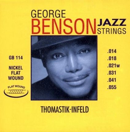 Thomastik (676656) Struny do gitary elektrycznej George Benson Jazz Guitar .053fw