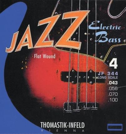 Thomastik JF32070 (682703) struny do gitary basowej Jazz Bass Seria Nickel Flat Wound Roundcore .070