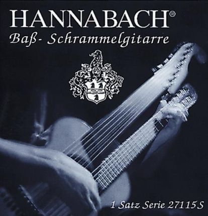 Hannabach (659095) 27115  struna do gitary basowej (typu Schrammel) - G15 posrebrzana, owinięta