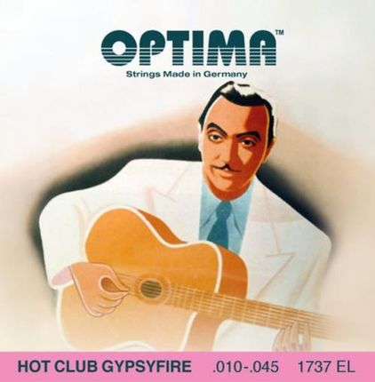 Optima (667507) struny do gitary akustycznej Hot Club Gypsyfire, posrebrzane - Komplet
