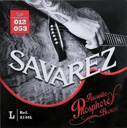 Savarez (668592) struny do gitary akustycznej Acoustic Phosphor Bronze - A140CL - Cst.-Light .011-.052