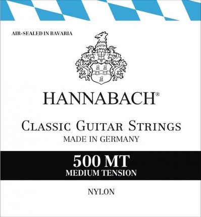Hannabach (652237) E500 MT struny do gitary klasycznej (medium)