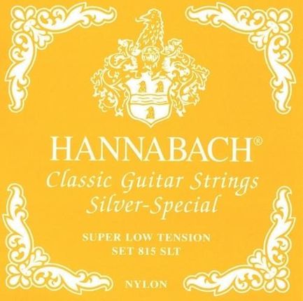 Hannabach (652509) E815 SLT struny do gitary klasycznej (super light) - Komplet 3 strun Diskant