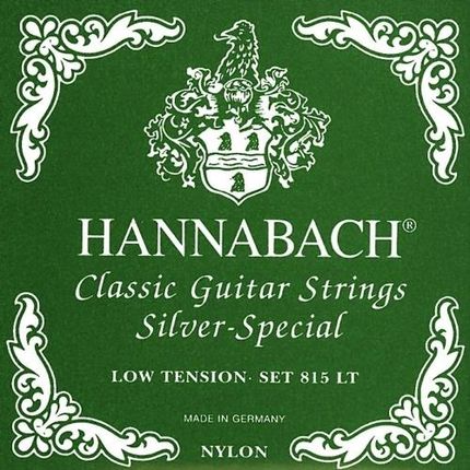 Hannabach (652519) E815 LT struny do gitary klasycznej (light) - Komplet 3 strun Diskant