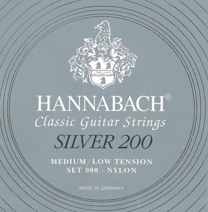 Hannabach (652657) 900MLT struny do gitary klasycznej (medium/light) - Komplet