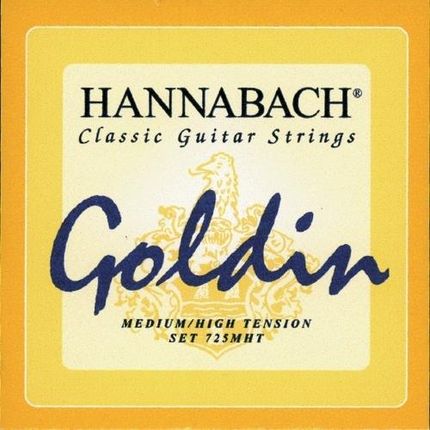 Hannabach (652729) 725MHT struny do gitary klasycznej (medium/heavy) - Komplet 3 strun basowych