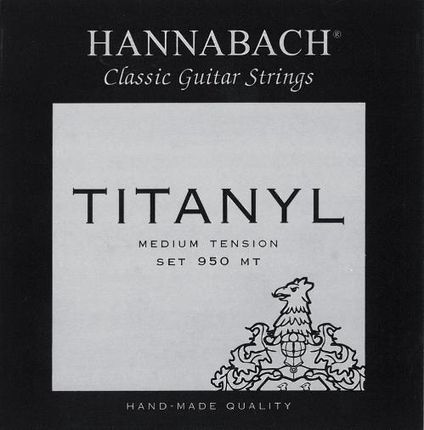 Hannabach (653147) E950 MT struny do gitary klasycznej (medium) - Komplet
