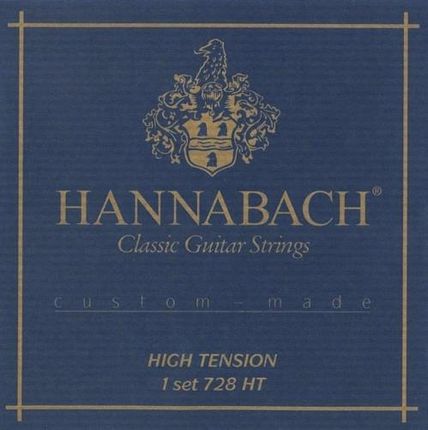Hannabach (652699) 728HT struny do gitary klasycznej (heavy) - Komplet 3 strun Diskant