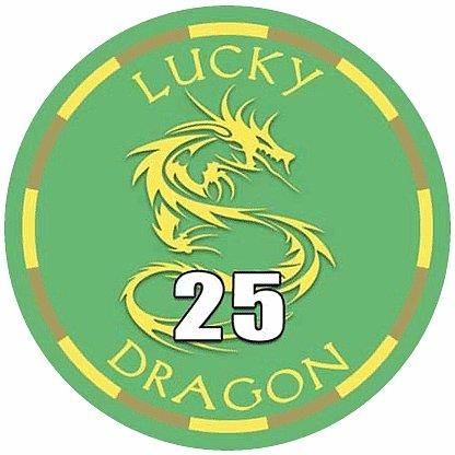Sun-Fly Żeton Lucky Dragon Ceramika Nominał 25