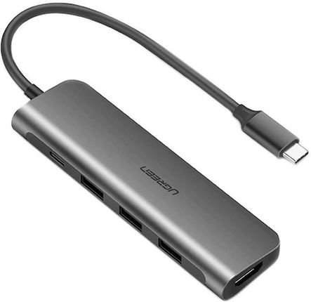 Ugreen Adapter USB 5W1 USB-C HDMI Microsd Szary (50209)