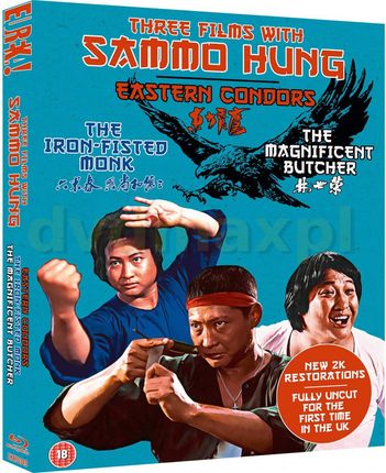 Three Films With Sammo Hung (The Iron-Fisted Monk / Magnificent Butcher / Easten Condors) (Eureka Classics) [Blu-Ray]