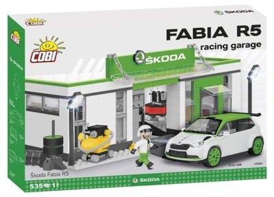 Cobi Skoda Fabia R5 Racing Garage I Stacja Kontroli Pojazdu