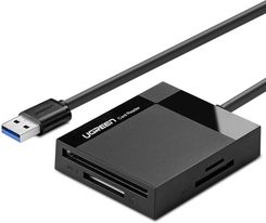 Ugreen Czytnik Kart  USB 3,0, 1m Czarny (30231)