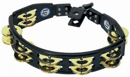 Latin Percussion Tamburyn Cyclop mountable Brass Jingles, czarny