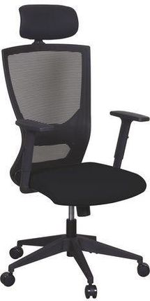 Krzesła biurowe Jenny - Krzesło biurowe Jenny, siatka, czarny