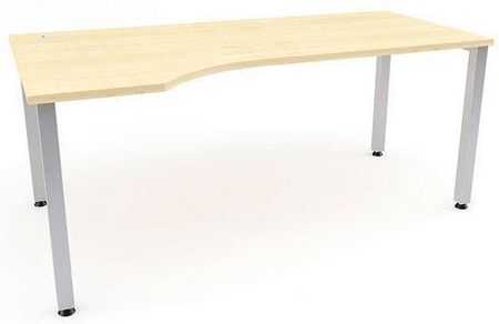 Ergonomiczne stoły biurowe Abonent, 180 x 100 x 75 cm, wersja lewa - Ergonomiczny stół biurowy Abonent, 180 x 100 x 75 cm, wersja lewa, dekor klon