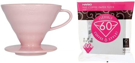 Hario Ceramiczny Drip V6002 Różowy