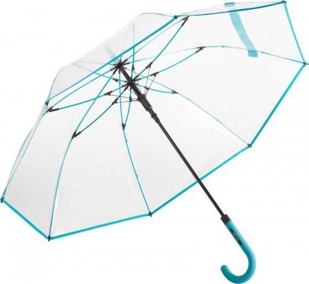 Przezroczysty parasol z barwnym stelażem KOLORY