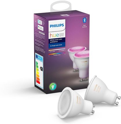 PHILIPS HUE White and color ambiance GU10 2 szt. 929001953102