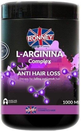 Ronney L-ARGININA Complex Anti Hair Loss Mask Maska do słabych i nadmiernie wypadających włosów 1000ml