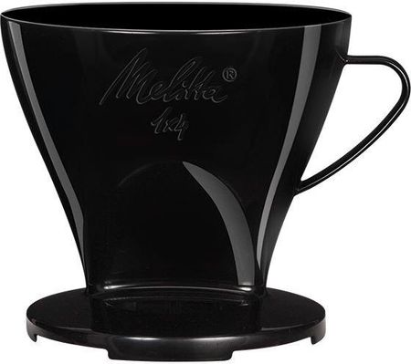 Melitta Plastikowy filtr do kawy 1x4 czarny