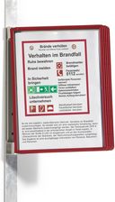 591403 DURABLE VARIO MAGNET WALL 5 zestaw 5 czarnych paneli na ścianę moduł magnetyczny czerwony szt.