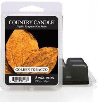 Kringle Country Candle 6 Wax Melts Wosk zapachowy - Golden Tabacco