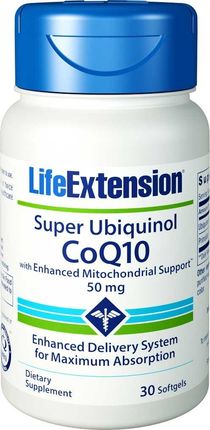 Life Extension Super Ubichinol Koenzym Q10 50Mg 30Kaps