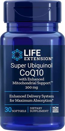 Life Extension Super Ubichinol Koenzym Q10 200Mg 30Kaps