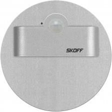 Skoff Oczko Schodowe Z Czujnikiem Rueda Short Led Pir 120 Motion Sensor Light Aluminium Światło Niebieskie (Mnruegb)