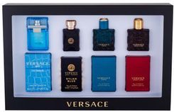 Versace Mini Set 1 Woda Toaletowa Eros 5 ml + Woda Toaletowa Dylan Blue 5 ml + Woda Perfumowana Eros Flame 5 ml + Woda Toaletowa Man Eau Fraiche 5 ml