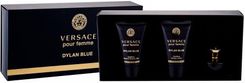 Versace Pour Femme Dylan Blue woda perfumowana 5ml + Mleczko do ciała 25ml + Żel pod prysznic 25ml