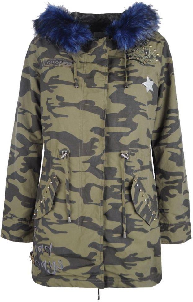 Guess Kurtka Parka Moro 2in1 Ceny i opinie Ceneo.pl guess kurtka moro