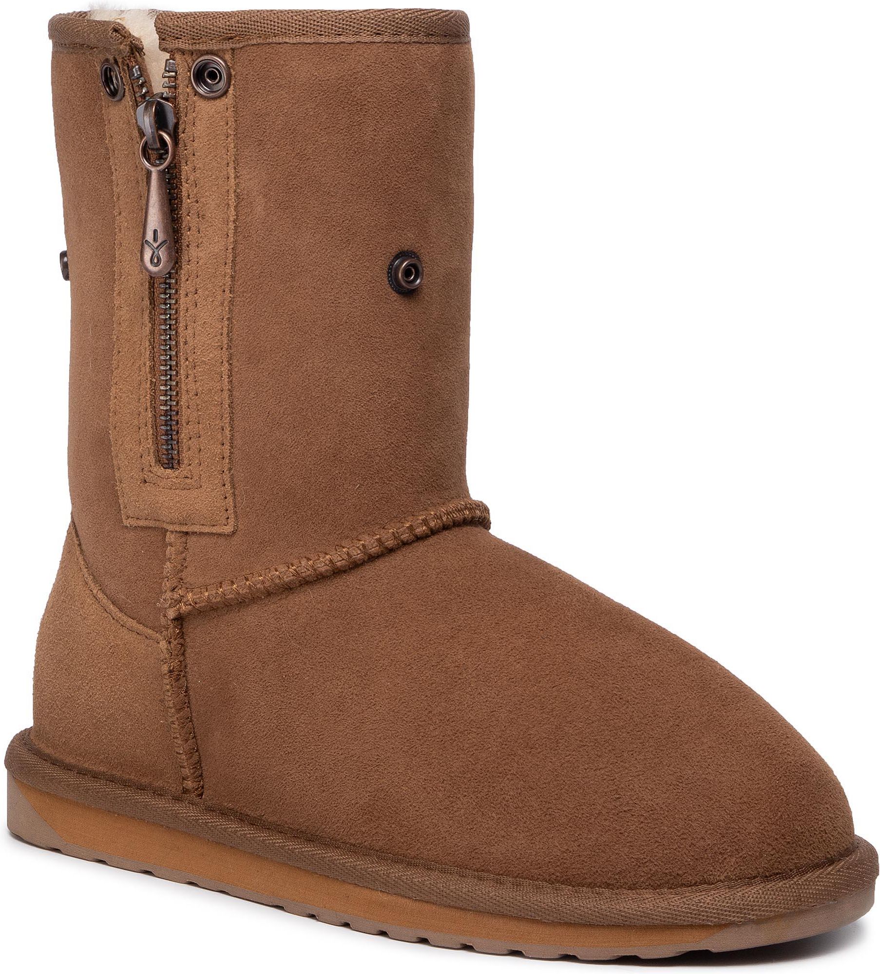 Buty EMU AUSTRALIA - Stinger Lo Zip W12072 Chestnut - Ceny i