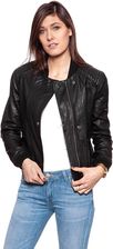 WRANGLER LEATHER JACKET BLACK W4134ZC01