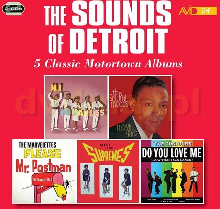 Miracles & Marvin Gaye & Marvelettes & Supremes & Contours: The Sounds Of Detroit-Five Classic Motortown Albums (Hi. Were The Miracles / The Soulful M