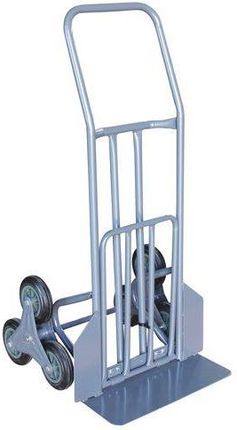 Składany schodowy wózek transportowy RU57 z pełnymi kołami, do 250 kg