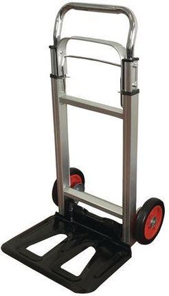 Składany aluminiowy wózek transportowy RU3 z pełnymi kołami, do 90 kg