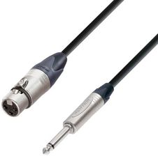 Adam Hall Cables K5 MFP 0300 - przewód mikrofonowy Neutrik XLR żeńskie - jack mono 6,3 mm, 3 m
