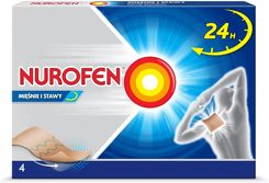 Zdjęcie Nurofen Mięśnie i Stawy plaster leczniczy leki przeciwzapalne ibuprofen 200 mg 4 szt. - Toruń