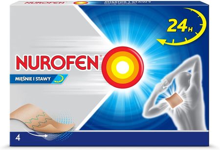 Nurofen Mięśnie i Stawy plaster leczniczy leki przeciwzapalne ibuprofen 200 mg 4 szt.