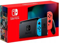 Nintendo SWITCH Neon Red & Blue Joy-Con (2019) - dobre Konsole do gier