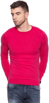 Męski Sweter Wrangler Crew Knit Bright Rose W85672Pvc