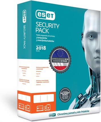 Eset Security Pack Box 3PC+3Smar 2Y (ESPN2Y6D)
