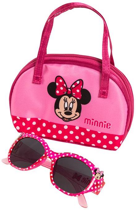 Cool Club, Okulary przeciwsłoneczne dziewczęce z etui Cool Club, Okulary przeciwsłoneczne z etui, Myszka Minnie