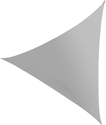 Żagiel przeciwsłoneczny trójkątny szary 3,6x3,6m