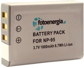 Fotoenergia Bateria NP-95 do Fuji FinePix F30 X100 F31fd X-S1 X100LE X100S X-S1 1800mAh (AK78)