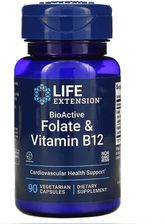 Zdjęcie Life Extension Bioactive Kwas Foliowy & Witamina B12 90 kaps. - Bartoszyce